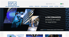 Desktop Screenshot of cmcomandos.com.br